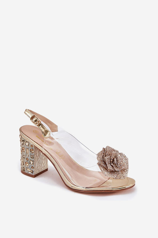  Sandalai su kulnu model 213935 Step in style 