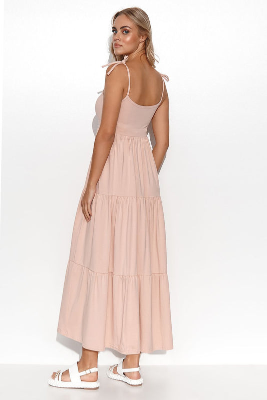  Dieninė suknelė model 180629 Makadamia 